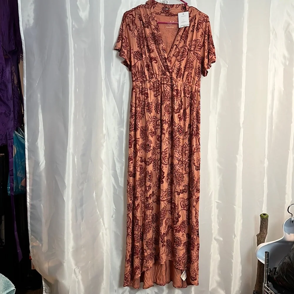 Women’s long maternity dress. 1932 - Picture 1 of 4